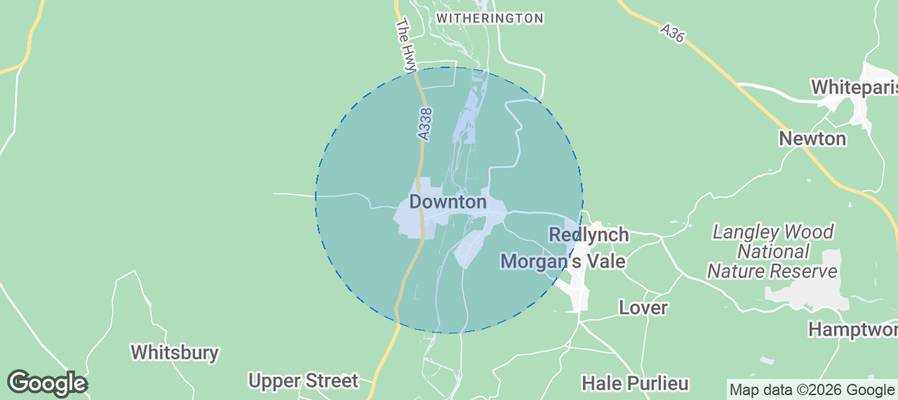 Downton Airbnb map